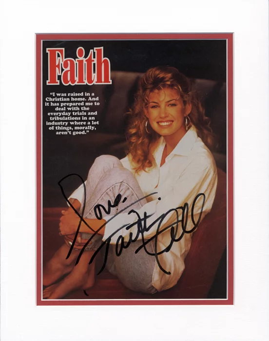 Faith Hill autograph