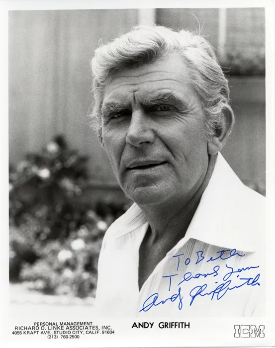 Andy Griffith autograph