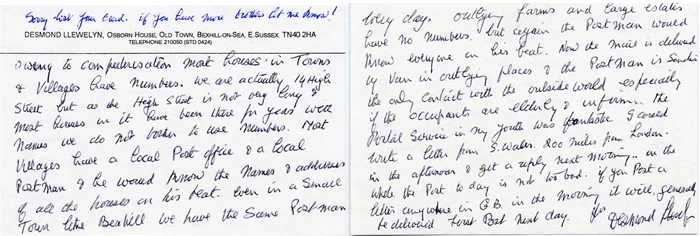 Desmond Llewelyn autograph
