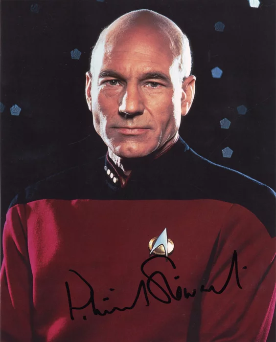 Patrick Stewart autograph
