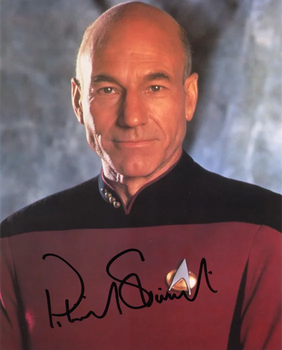 Patrick Stewart autograph