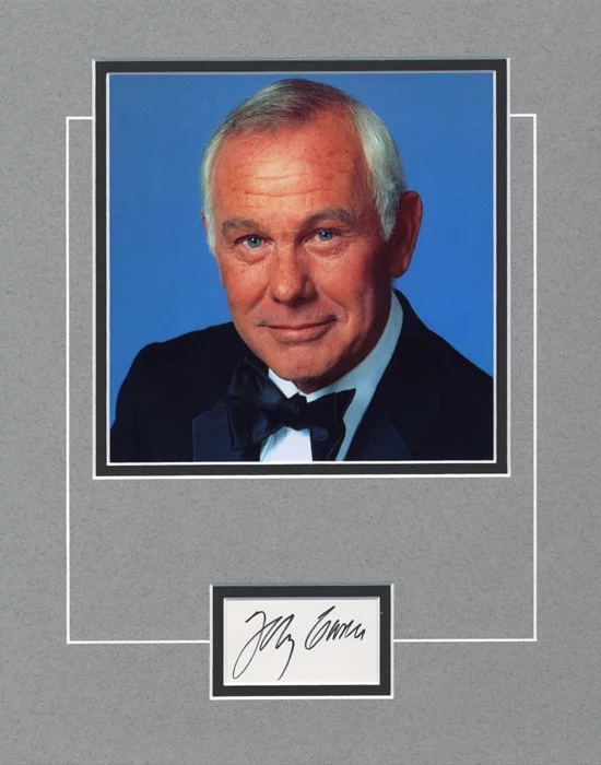 Johnny Carson autograph