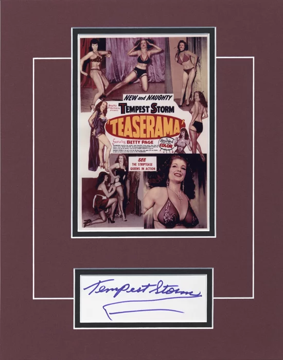 Teaserama autograph
