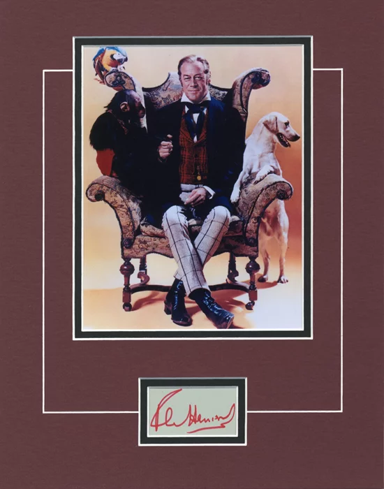 Rex Harrison as Dr. Doolittle autograph