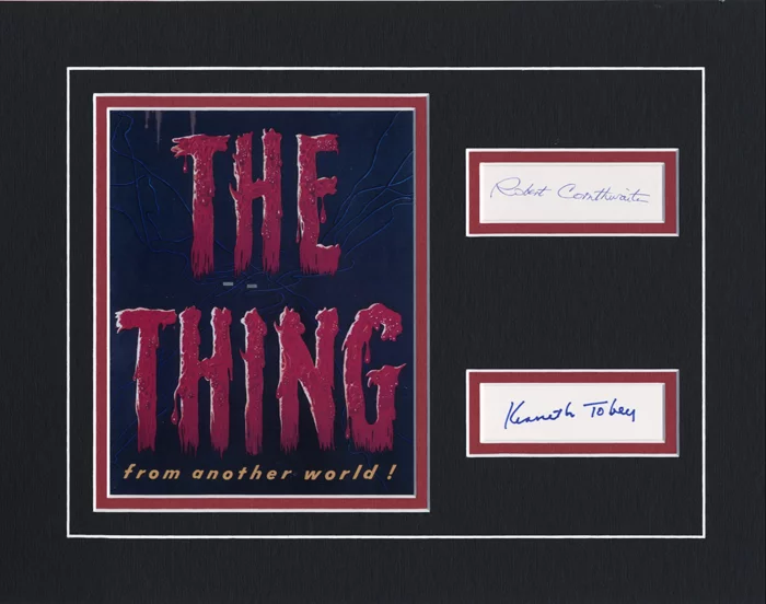 The Thing autograph