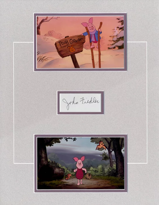 Piglet's Big Movie autograph