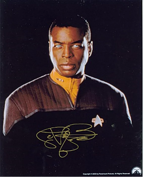 LeVar Burton autograph