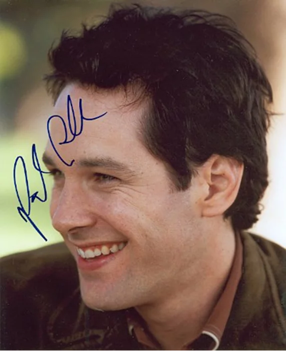 Paul Rudd autograph