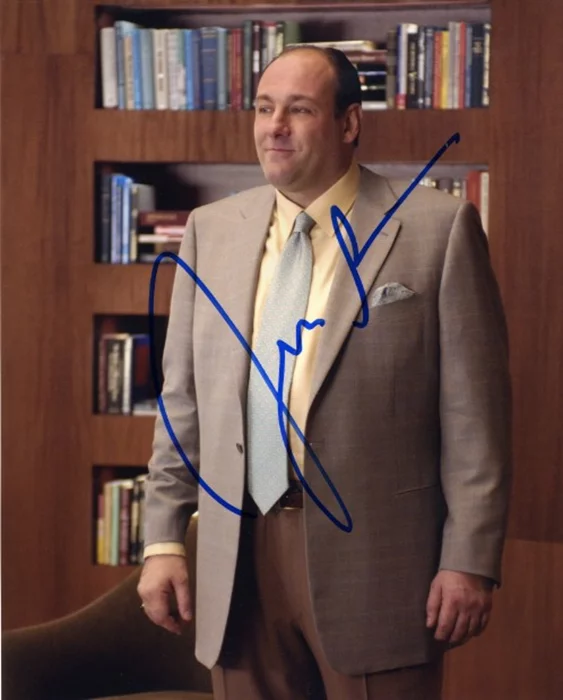 James Gandolfini autograph