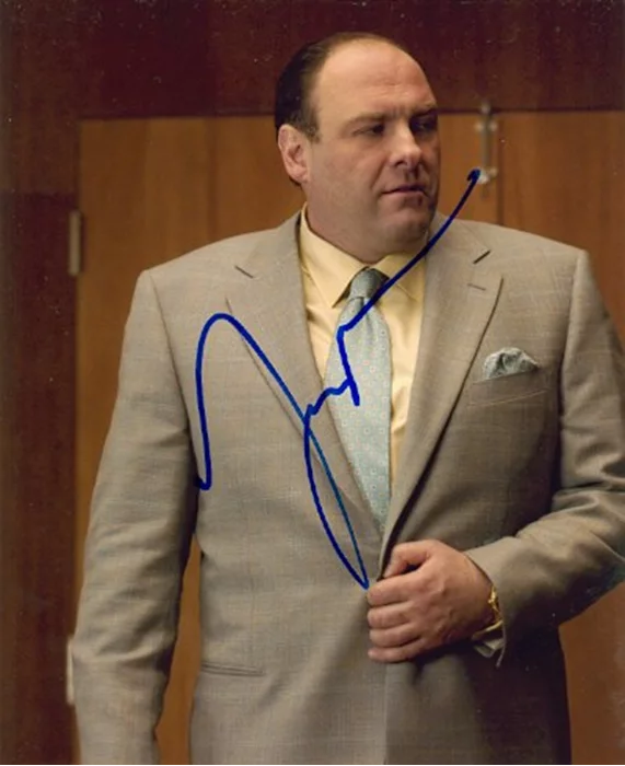 James Gandolfini autograph