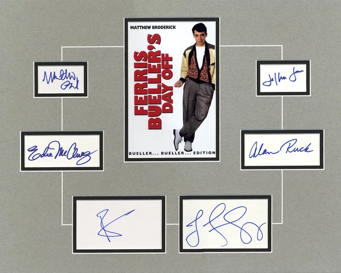 Ferris Bueller's Day Off autograph