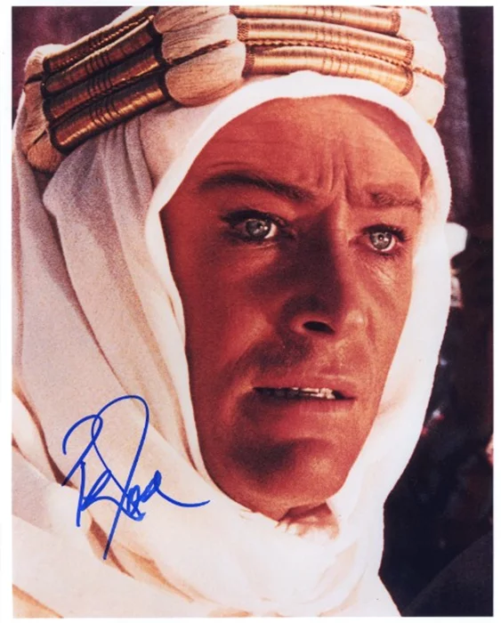 Peter O'Toole autograph