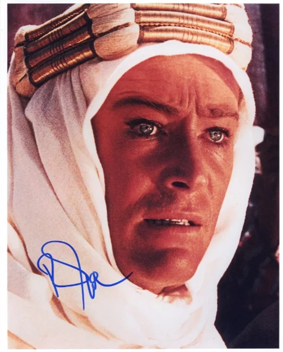 Peter O'Toole autograph