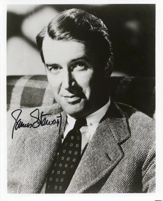 James Stewart autograph