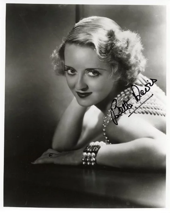 Bette Davis autograph