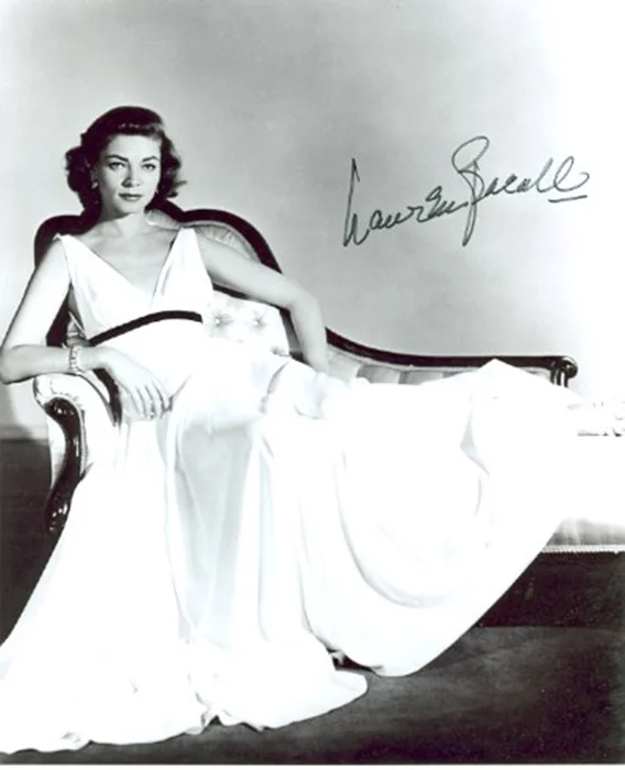 Lauren Bacall autograph