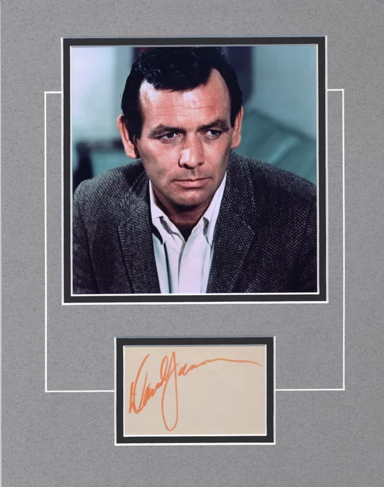 David Janssen autograph