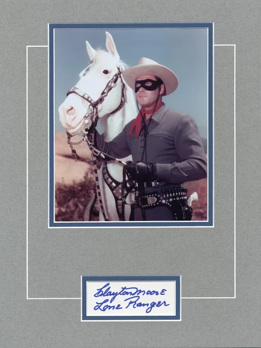 Clayton Moore autograph