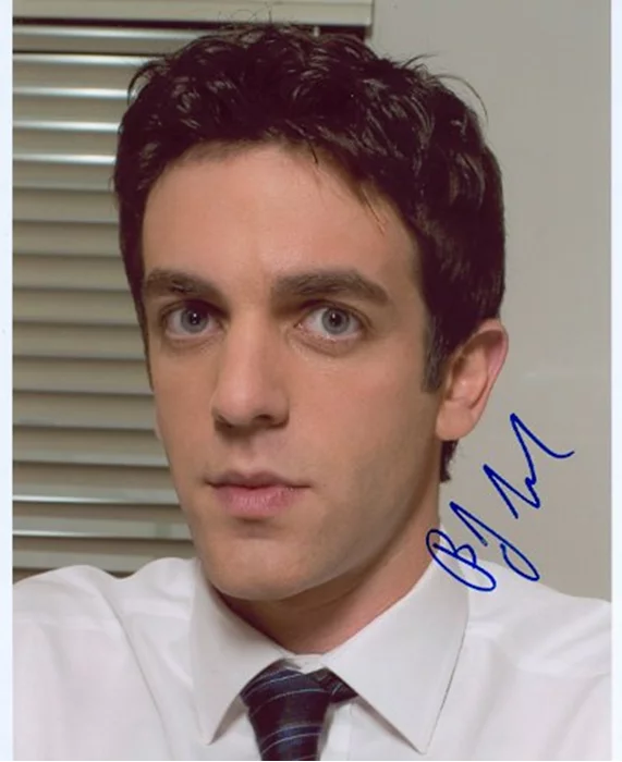B.J. Novak autograph