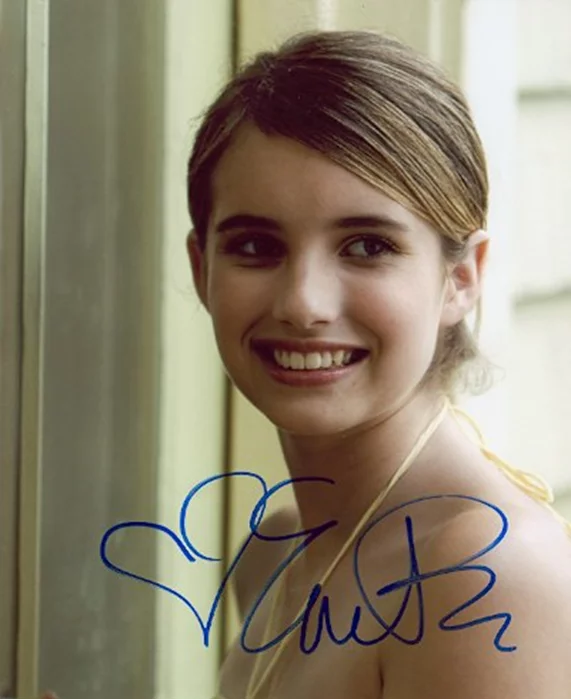 Emma Roberts autograph