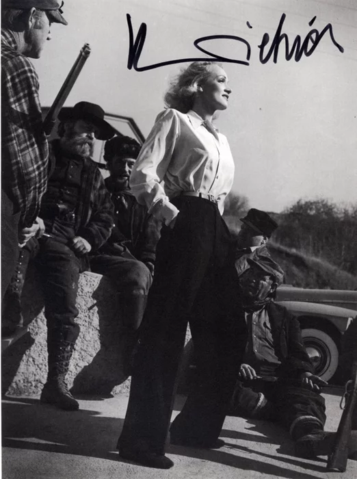 Marlene Dietrich autograph