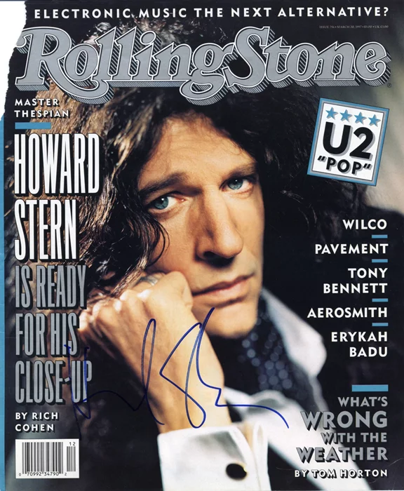 Howard Stern autograph
