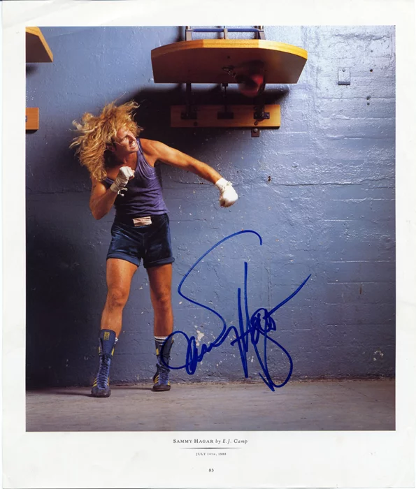 Sammy Hagar autograph
