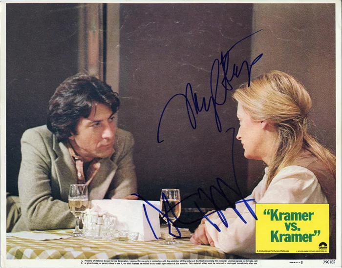 Kramer vs. Kramer autograph