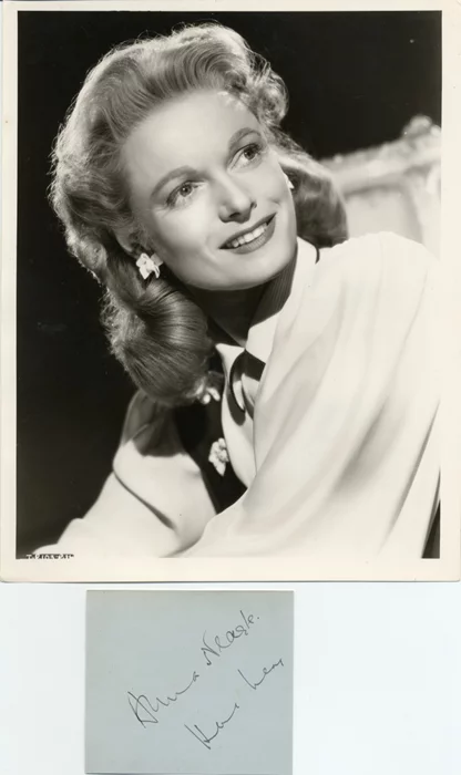 Anna Neagle autograph