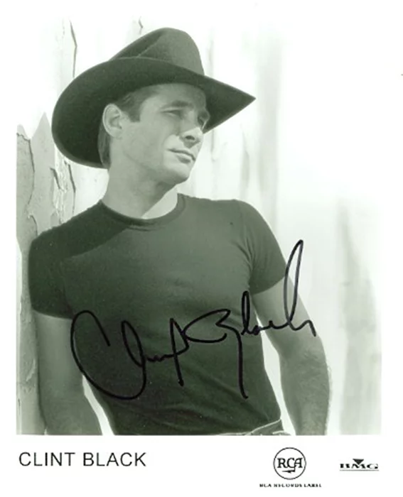 Clint Black autograph