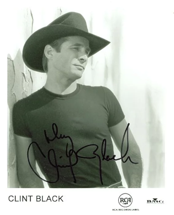 Clint Black autograph