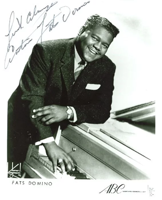 Fats Domino autograph