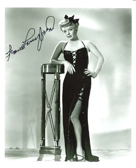 Frances Langford autograph