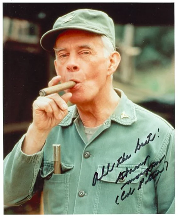 Harry Morgan autograph