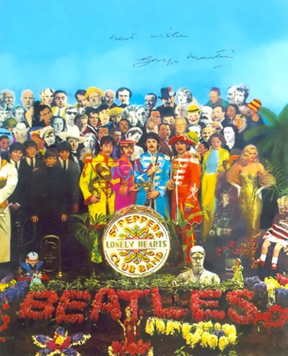 George Martin autograph