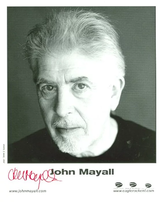 John Mayall autograph
