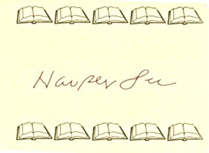 Harper Lee autograph