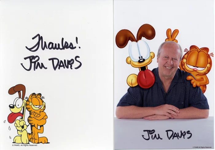 Jim Davis autograph