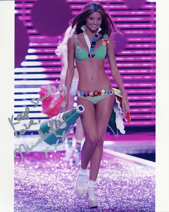 Miranda Kerr autograph