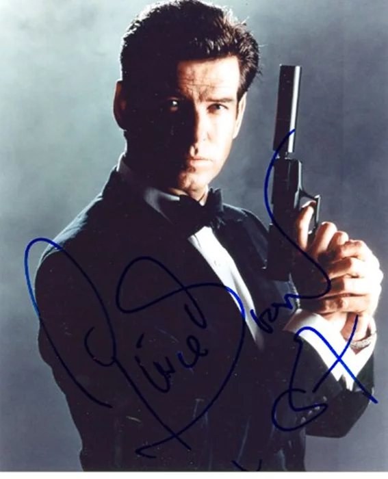 Pierce Brosnan autograph