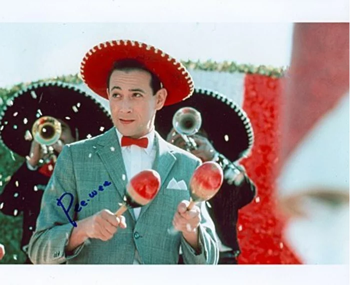 Pee-Wee Herman autograph