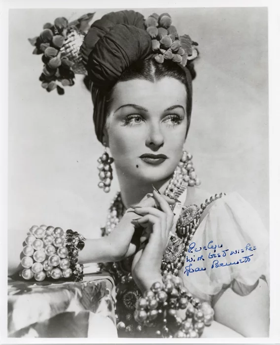 Joan Bennett autograph