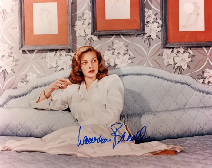 Lauren Bacall autograph