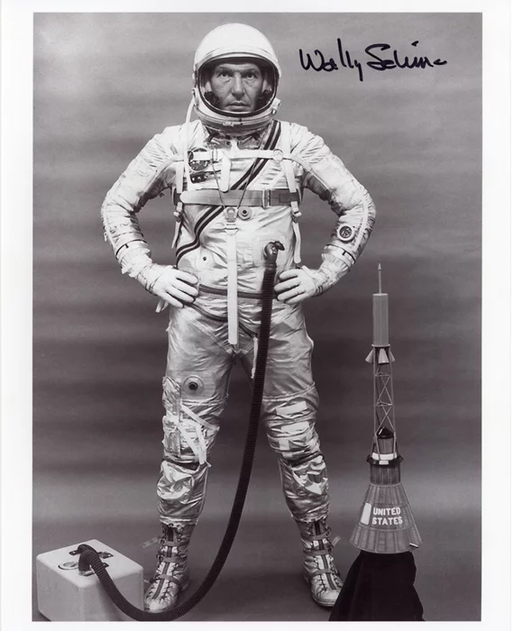 Wally Schirra autograph