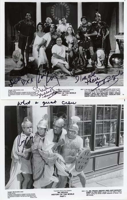 History Of The World Part I autograph