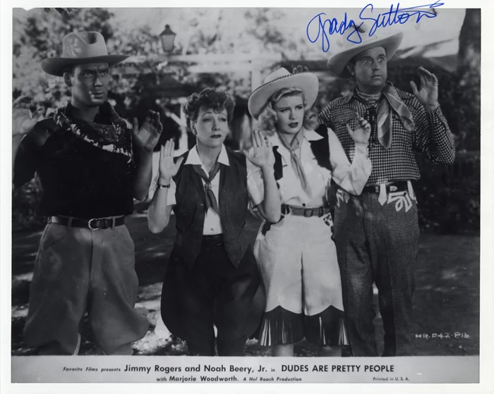 Grady Sutton autograph