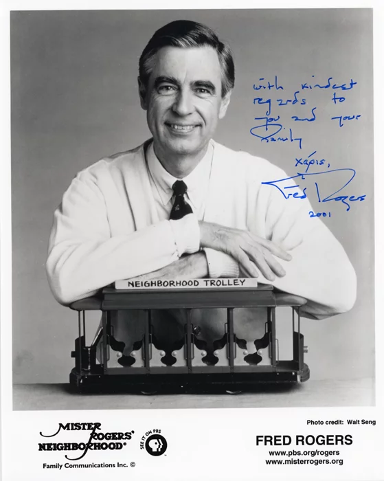Fred Rogers autograph