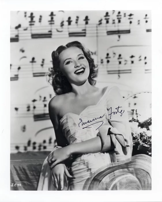 Susanna Foster autograph