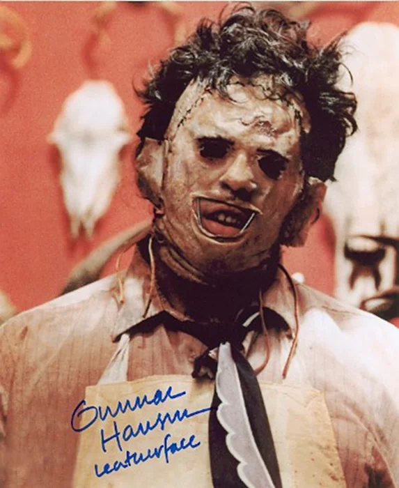Gunnar Hansen autograph