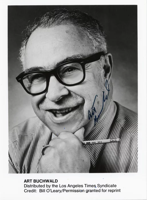 Art Buchwald autograph